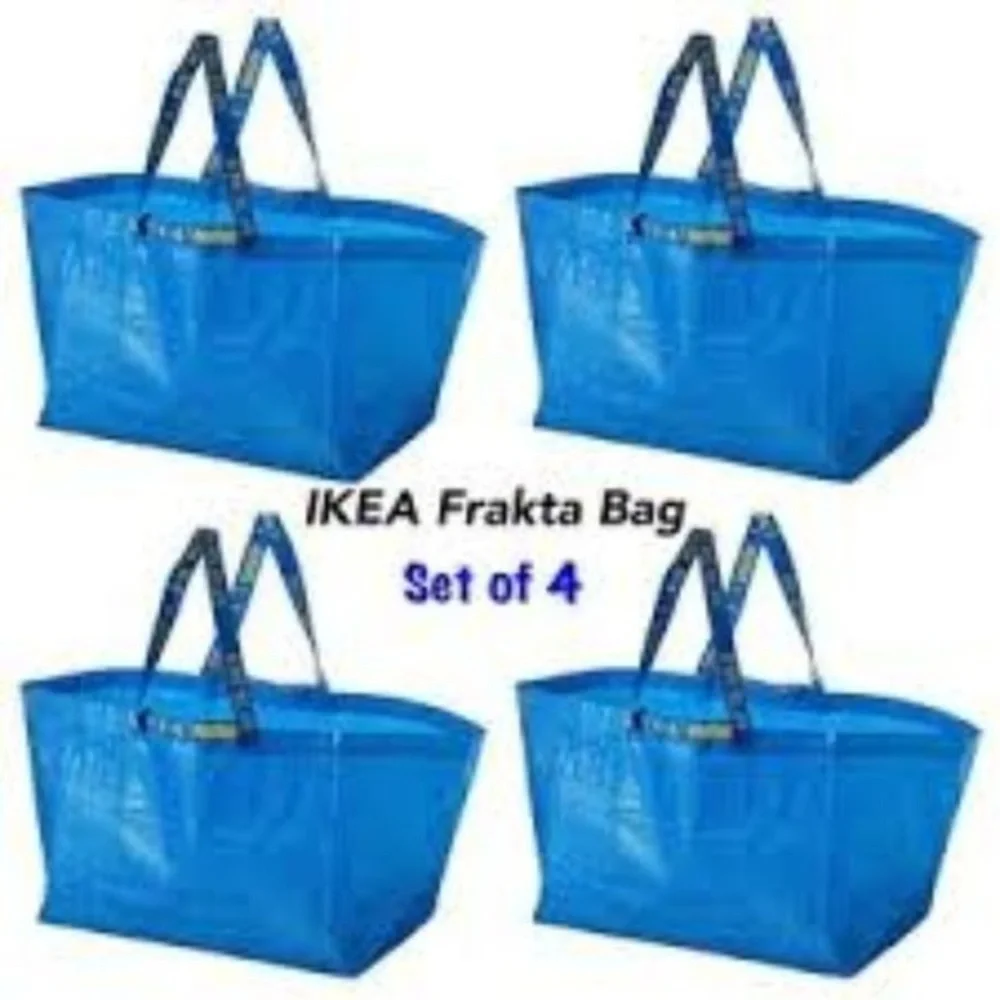 IKEA FRAKTA Reusable Bags, Large (SET of‎ 4), NWT